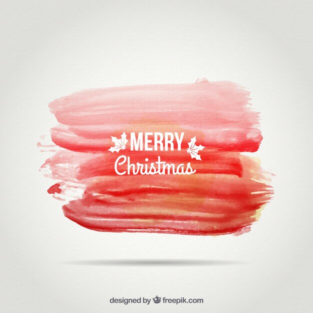 Gratis vector de hand geschilderd kerst groeten