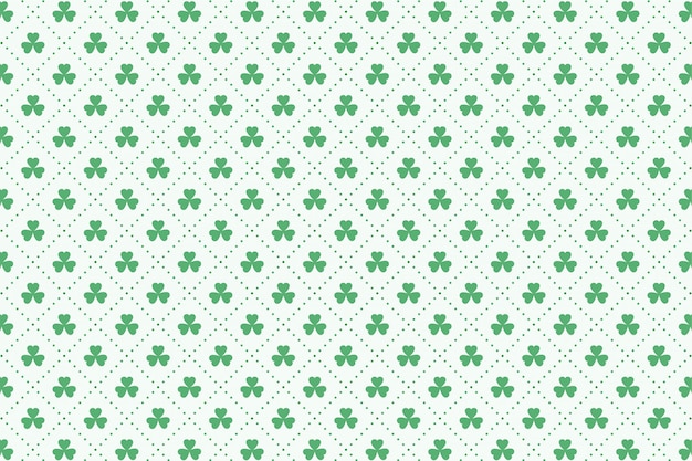 Gratis vector de klaver verlaat patroon voor st patricks dag