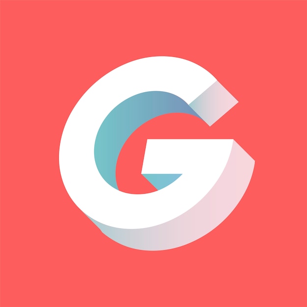 Gratis vector de letter g vector