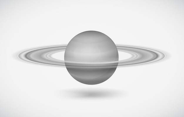 Gratis vector de planeet saturnus