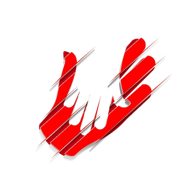 Deal Hand Shake Vector Design Element.