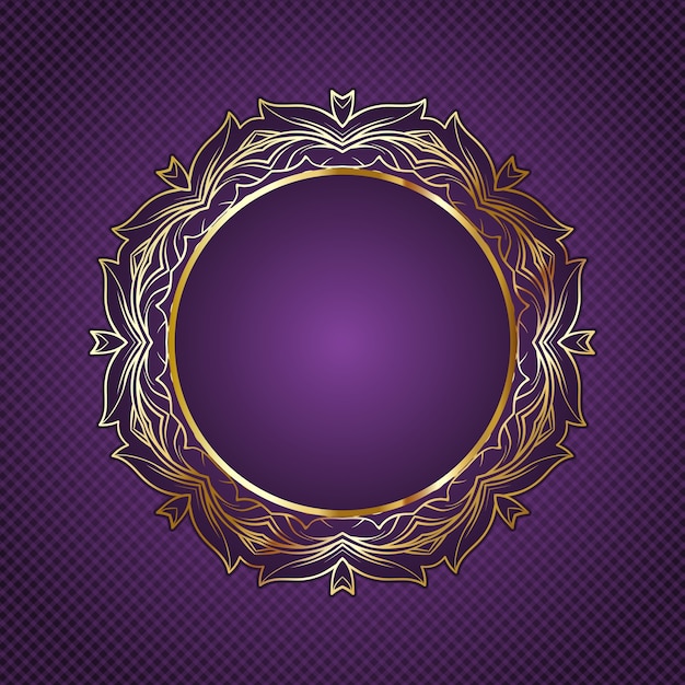 Gratis vector decoratieve achtergrond met elegant frame