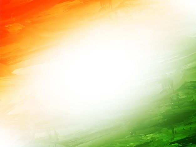 Gratis vector decoratieve indiase vlag thema onafhankelijkheidsdag 15 augustus tricolor achtergrond