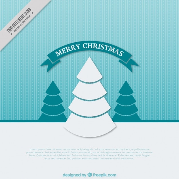 Gratis vector decoratieve kerst boom achtergrond