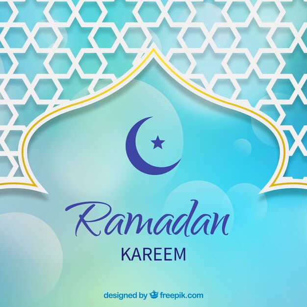 Decoratieve ramadan achtergrond