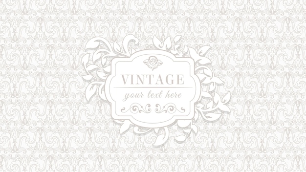 Gratis vector decoratieve vintage achtergrond