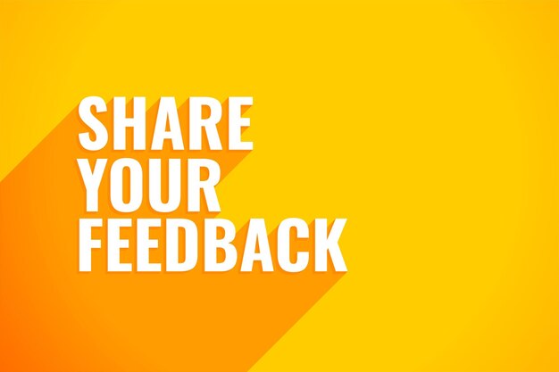 Deel uw feedbackbanner voor onderzoek en communicatie