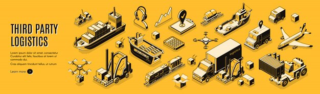 Derde partij logistiek, 3pl, transport, vracht export, import.