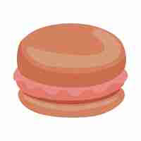 Gratis vector dessert zoete macaroon