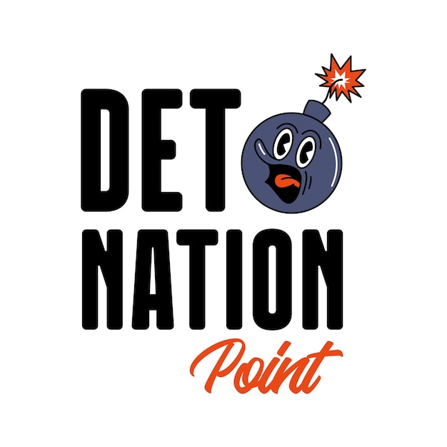 Gratis vector detonatiepuntbanner