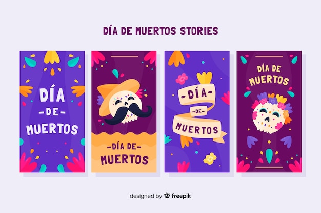 Dia de muertos instagram verhalencollectie