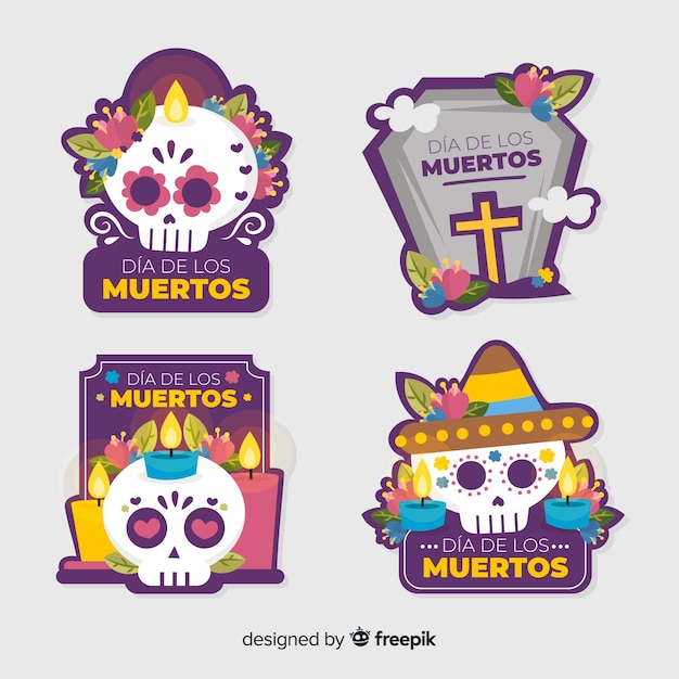 Día de muertos labelverzameling