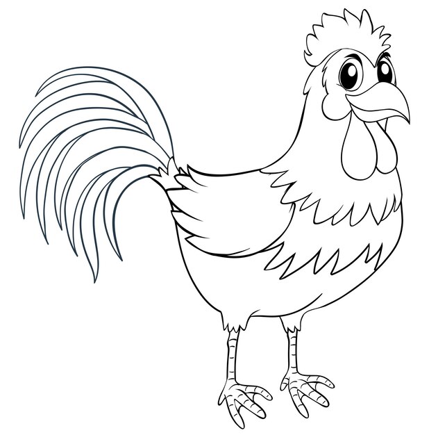 Dierenoverzicht voor kip