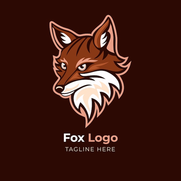 Gratis vector dierlijke logo ontwerpsjabloon
