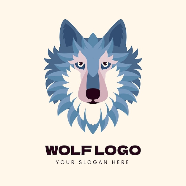 Gratis vector dierlijke logo ontwerpsjabloon