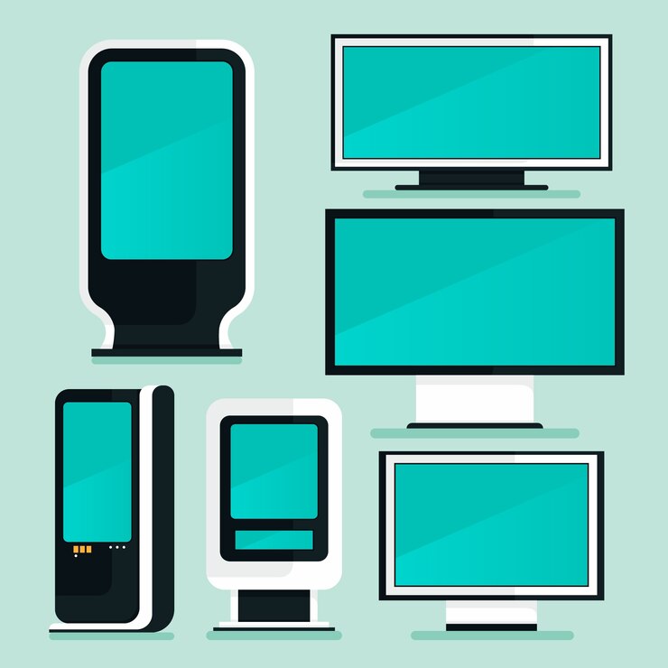 Gratis Vector digital signage-collectie