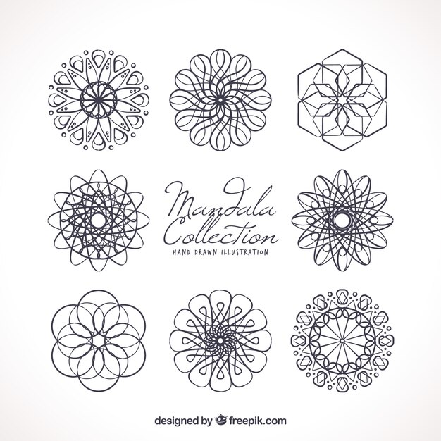 Diverse abstracte mandalas