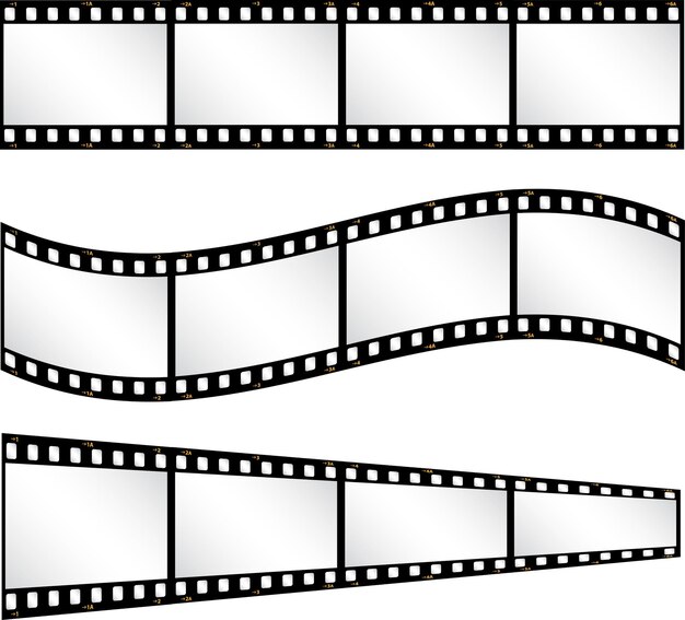 Diverse filmstrip achtergrond