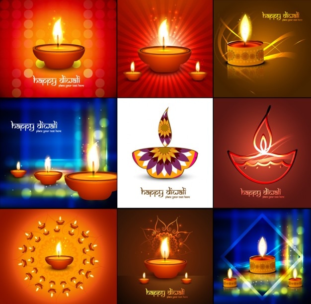 Diwali achtergrond collection