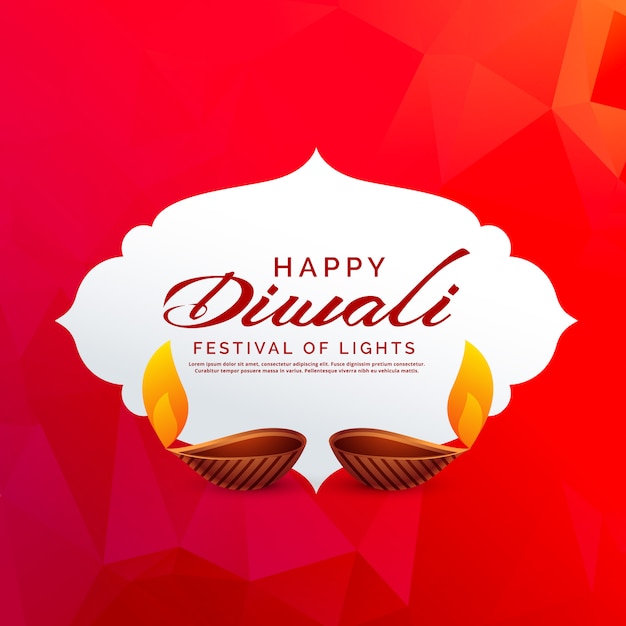 Diwali festival achtergrond vector ontwerp