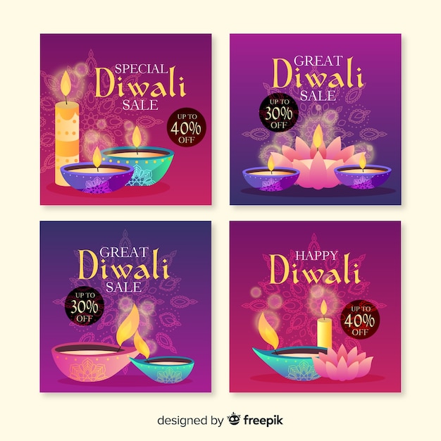 Diwali instagram postverzameling