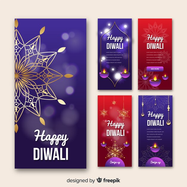 Diwali instagram verhalencollectie