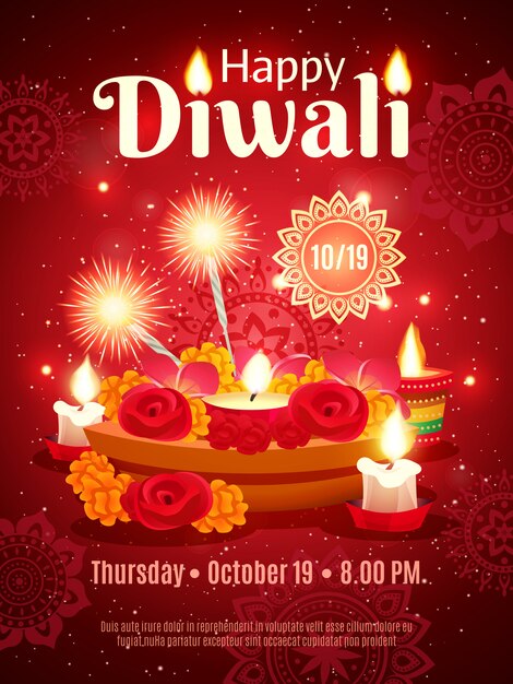 Diwali vakantie Poster