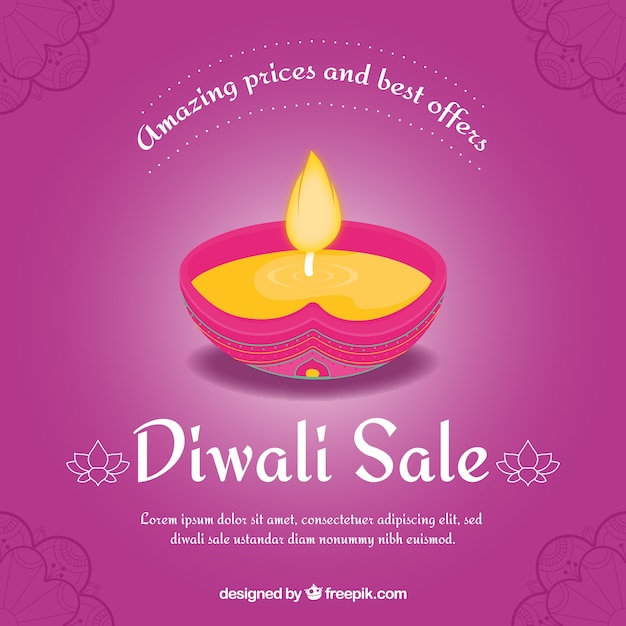 Diwali verkoop achtergrond