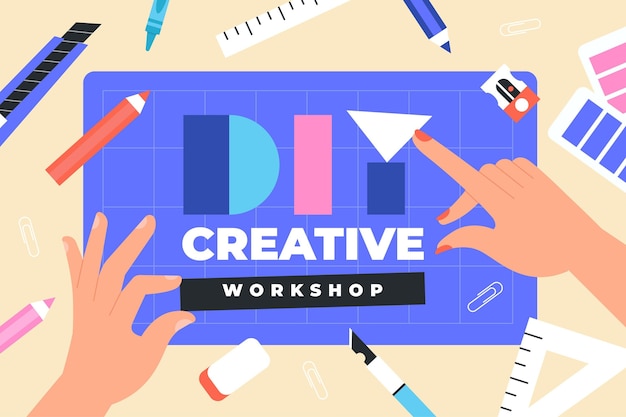 Diy creatief workshopconcept