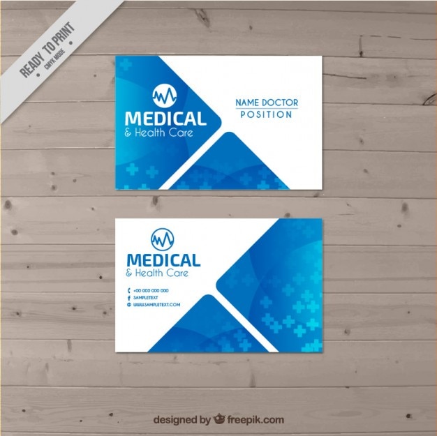 Gratis vector doctor visitekaartje