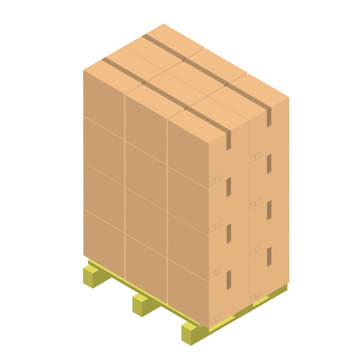 Gratis Vector document bruine die container op achtergrond wordt geïsoleerd