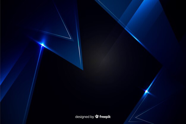Donkere blauwe achtergrond met metaal-effect