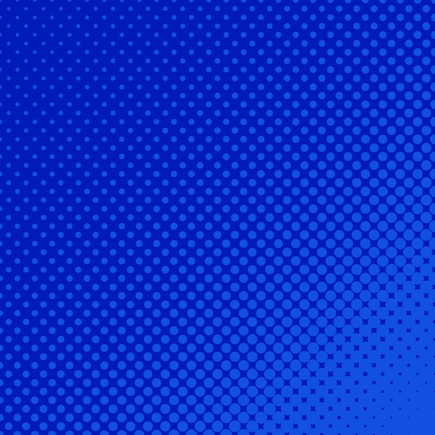 Donkere blauwe halftone punten achtergrond