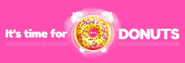 Donuts-promotiesjabloon