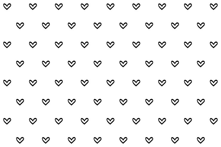 Gratis Vector doodle harten patroon achtergrond