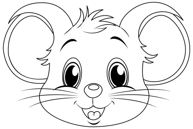 Doodle rat overzicht cartoon