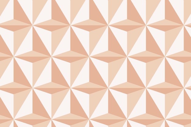 Driehoek 3d geometrische patroon vector oranje achtergrond in abstracte stijl