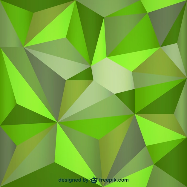 Gratis vector driehoek groene achtergrond