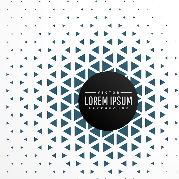 Gratis Vector driehoek halftone abstracte patroon achtergrond