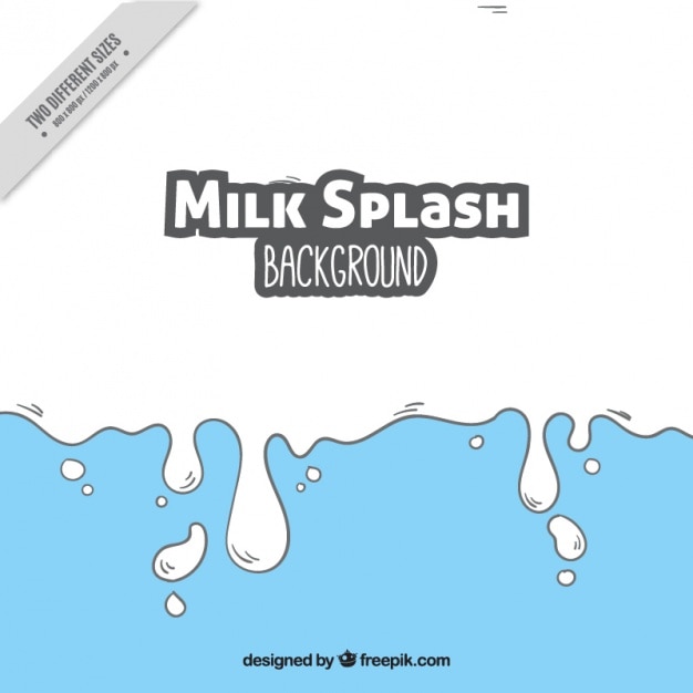 Gratis vector druppels melk, achtergrond