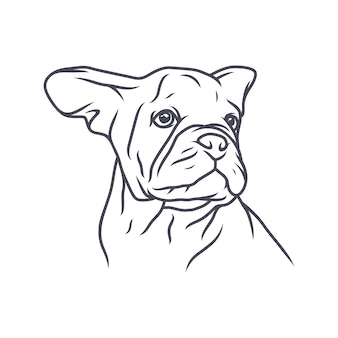 Duitse herder dog - vector logo / pictogram illustratie mascotte