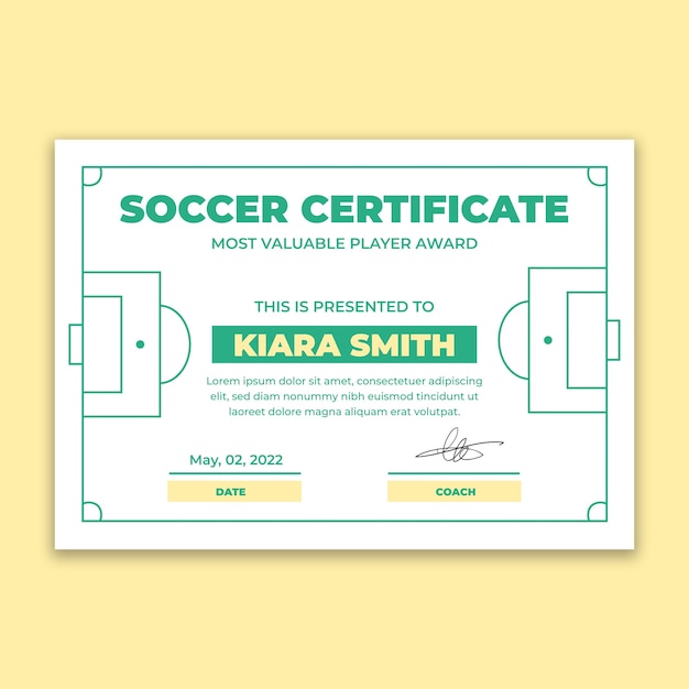 Duotone kiara voetbalcertificaat