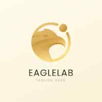 Gratis vector eagle logo ontwerpsjabloon