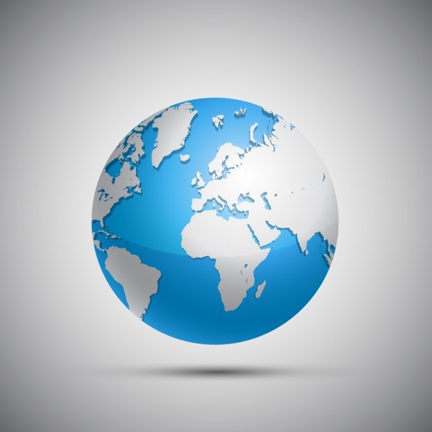 Gratis Vector earth wereldbol ontwerp