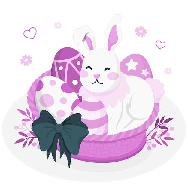 Easter bunny concept illustratie