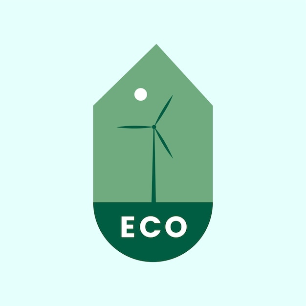 Eco-vriendelijke alternatieve energie pictogram
