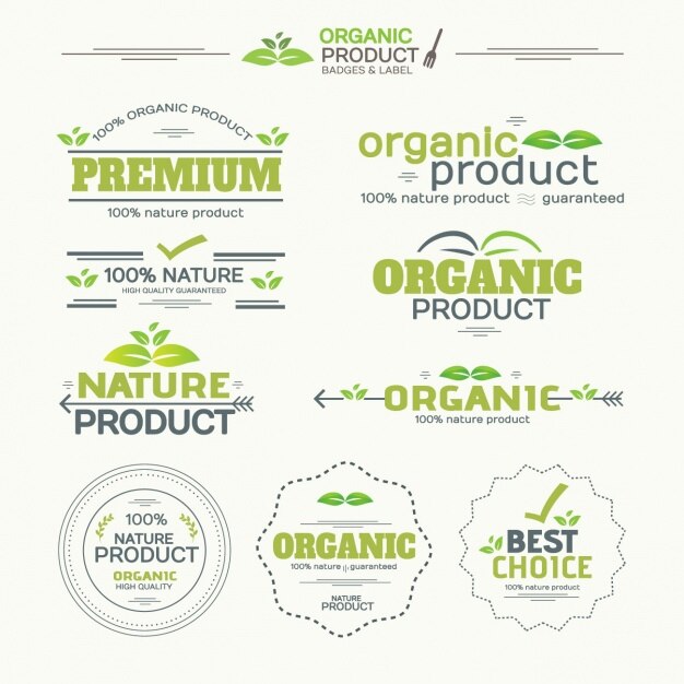 Ecologie etiketten collectie