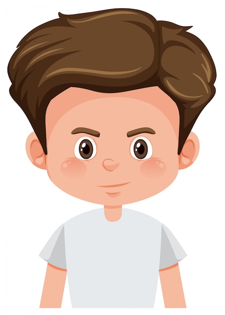 Gratis vector een jongeman karakter