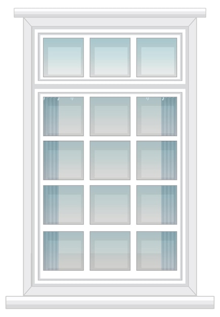 Een raam voor flatgebouw of gevel