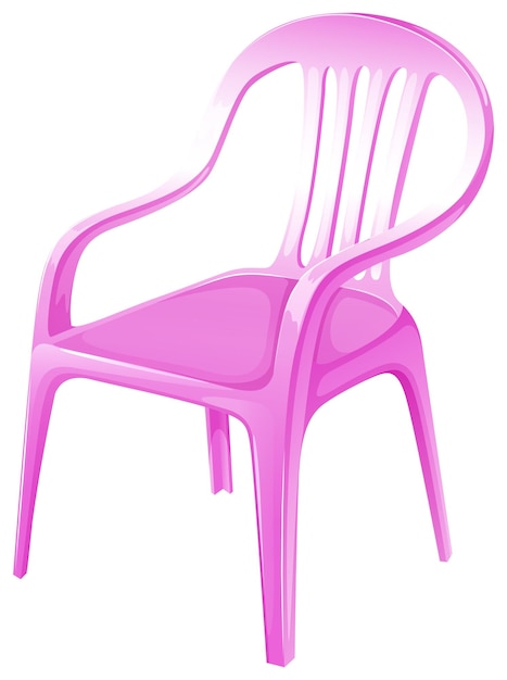 Een roze stoelmeubel